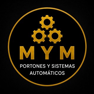 Logo Portones M&M